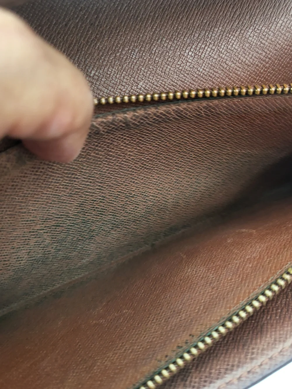 LOUIS VUITTON Monogram Sarah Wallet. Auth!! France 1996.